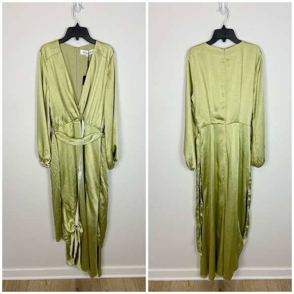 ELLIATT Kai Maxi Dress in Avocado Size S - Picture 2 of 10